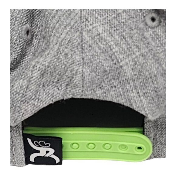 Get Your Hooey Snapback Hat Embroidered Cowboy Logo Gray & Purple - Picture 5 of 9